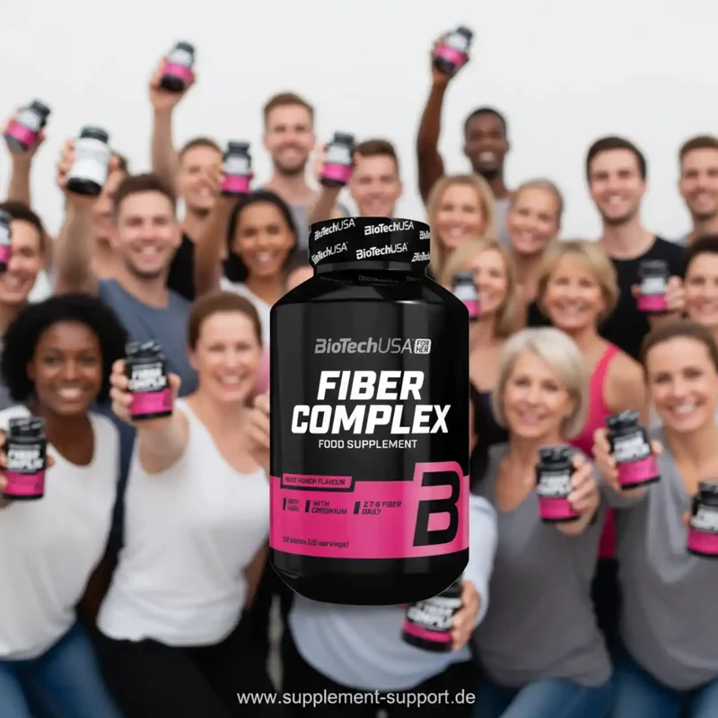 BioTech USA Fiber Complex Ballaststoff 120 Kautabletten