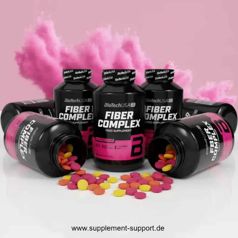 BioTech USA Fiber Complex Ballaststoff 120 Kautabletten