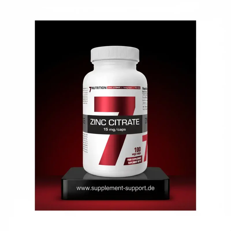 7Nutrition Zinc Citrat 100 Vegan Kapseln a´15mg