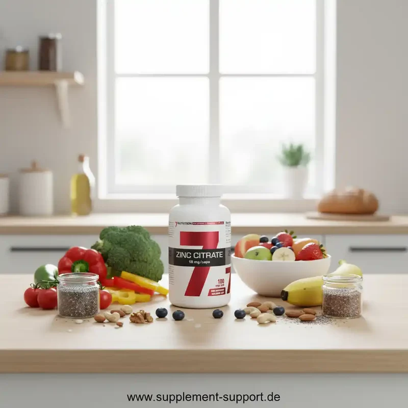 7Nutrition Zinc Citrat 100 Vegan Kapseln a´15mg