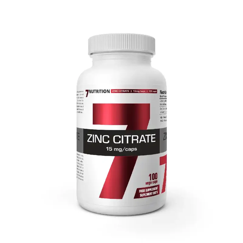 7Nutrition Zinc Citrat 100 Vegan Kapseln a´15mg