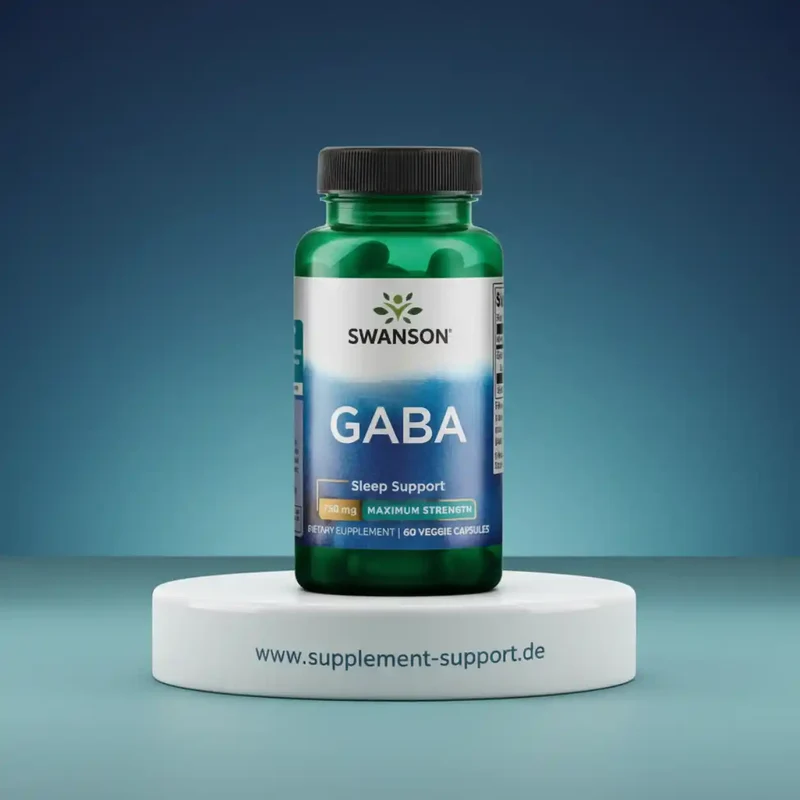 Swanson GABA 750mg Maximum Strength 60 Vegan Caps