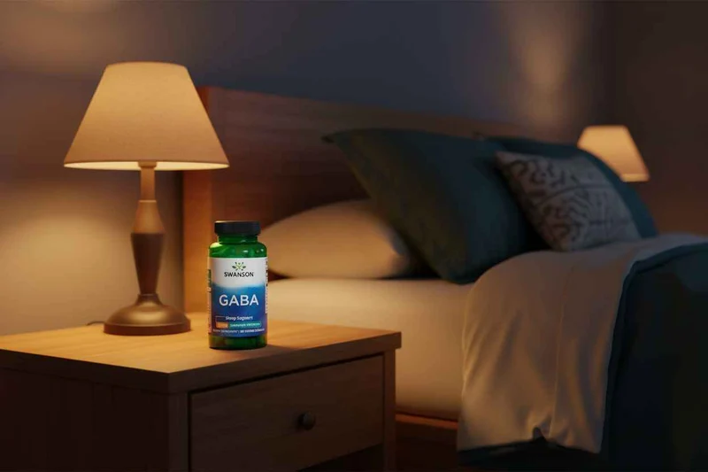 Swanson GABA 750mg Maximum Strength 60 Vegan Caps