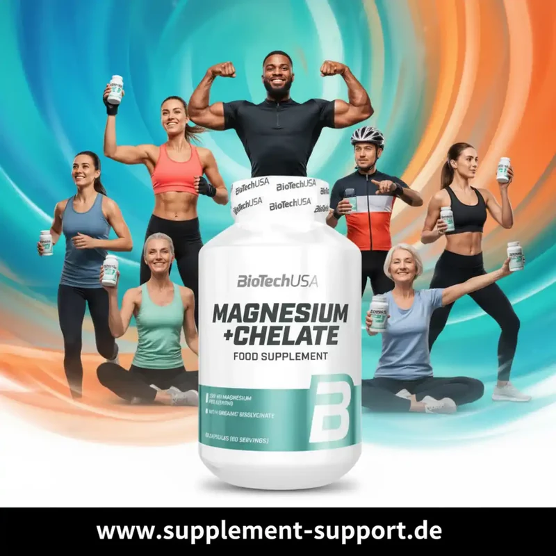 BioTech USA Magnesium + Chelate 60 Kapseln