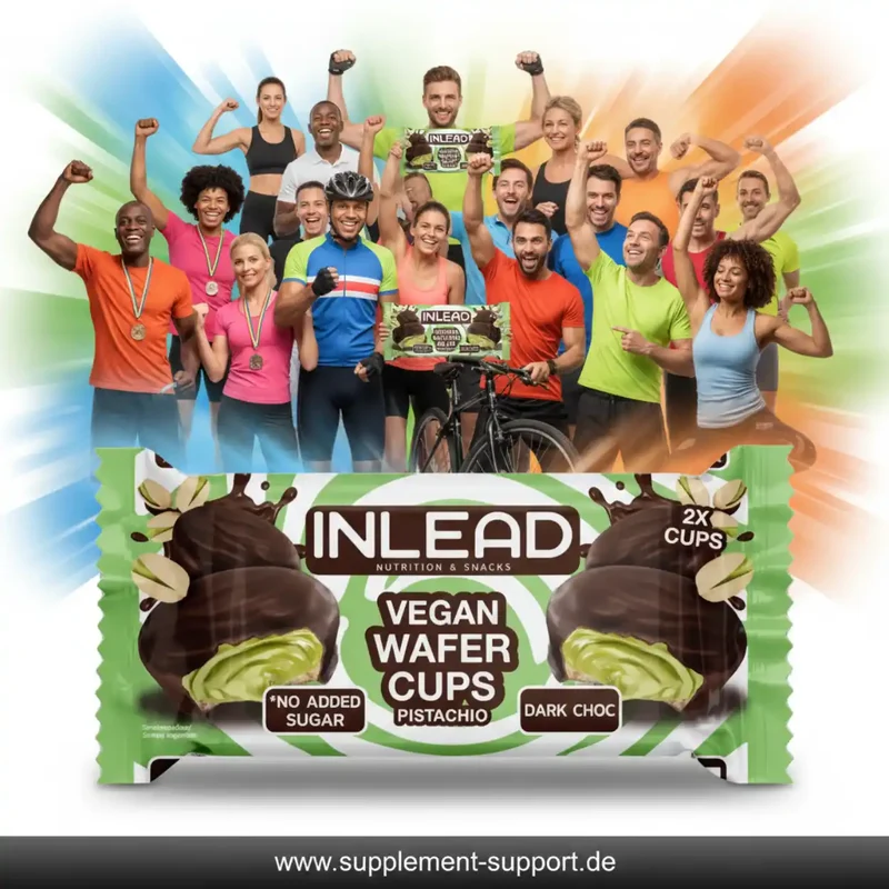Inlead Wafer Cups 50 g Vegan Pistachio Dark Choc