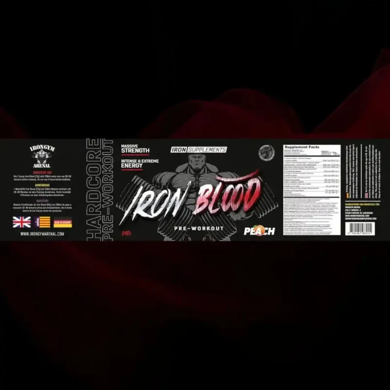Iron Blood Pre-Workout Booster 340g