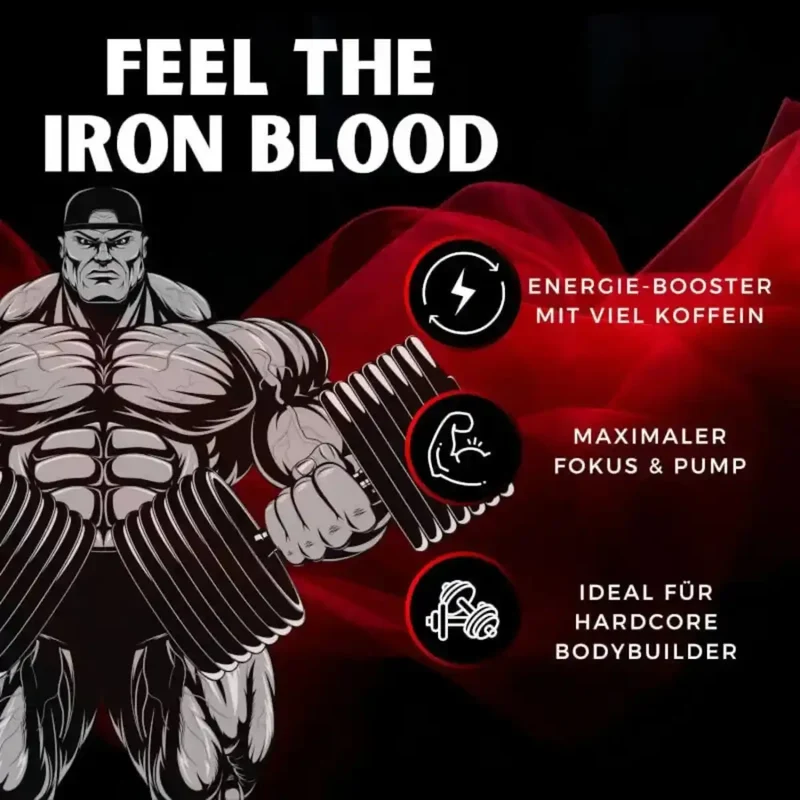 Iron Blood Pre-Workout Booster 340g