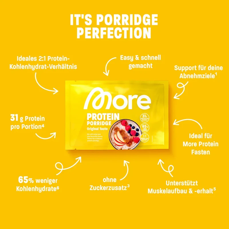 More Protein Porridge 62g - Original Taste