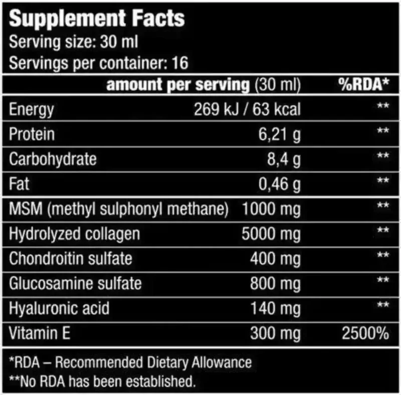 BioTech USA - ARTHRO Forte LIQUID Orange 500ml
