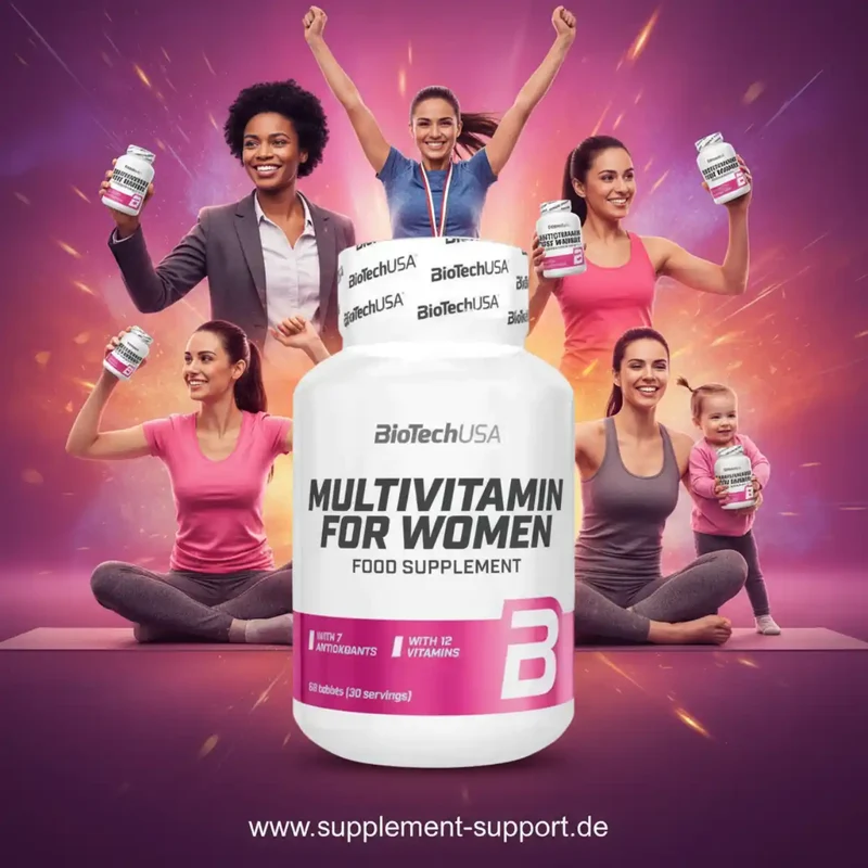 BioTech USA Multivitamin for Women - 60 Caps
