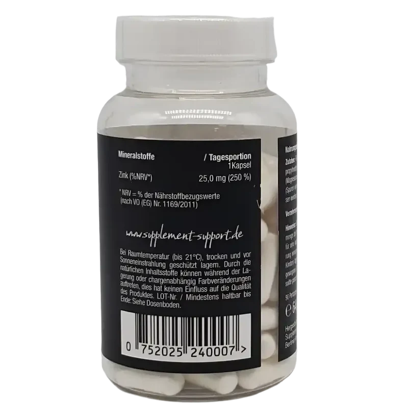 Zink Citrat 90 Vegan Kapseln 25mg