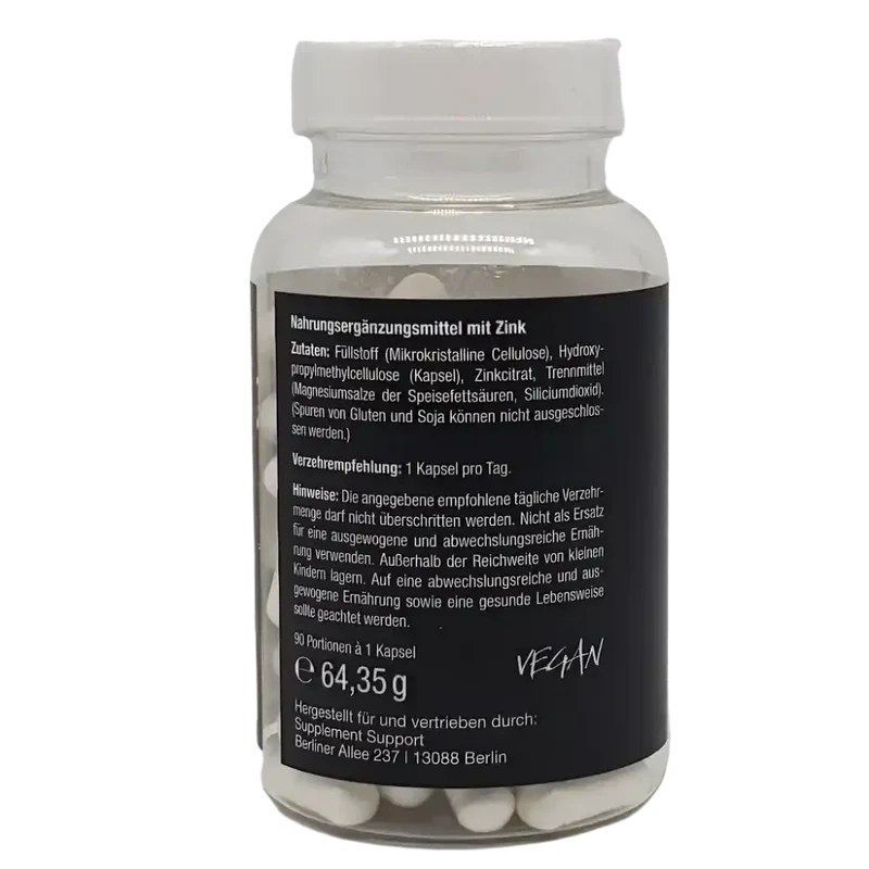 Zink Citrat 90 Vegan Kapseln 25mg