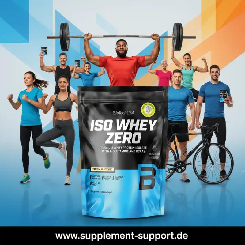 BioTech USA Iso Whey Zero Protein Pulver 454g