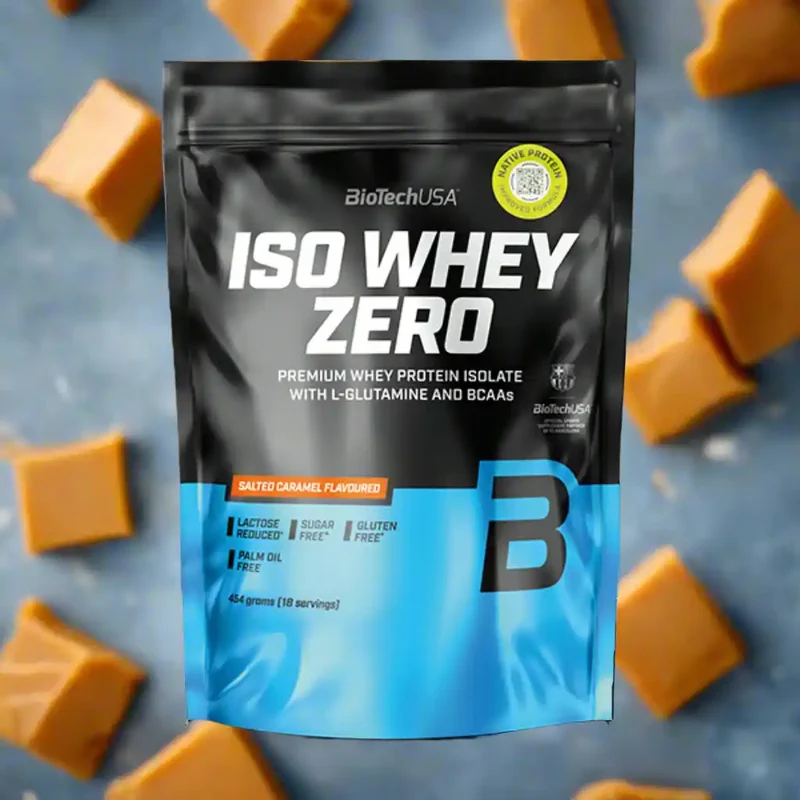 BioTech USA Iso Whey Zero Protein Pulver 454g