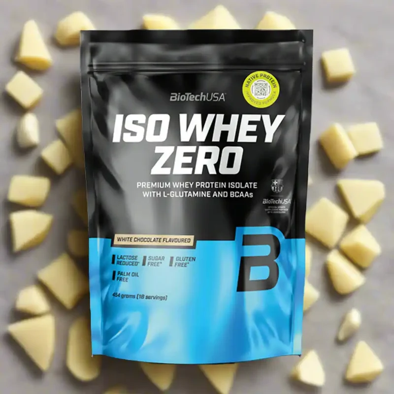 BioTech USA Iso Whey Zero Protein Pulver 454g