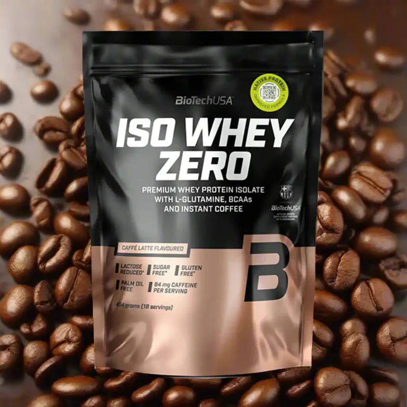 BioTech USA Iso Whey Zero Protein Pulver 454g