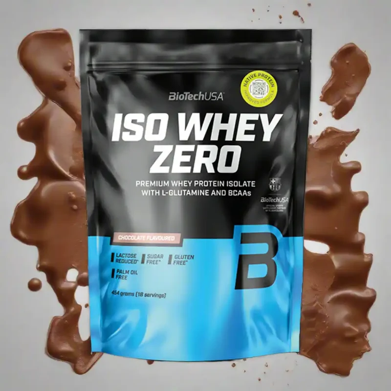 BioTech USA Iso Whey Zero Protein Pulver 454g