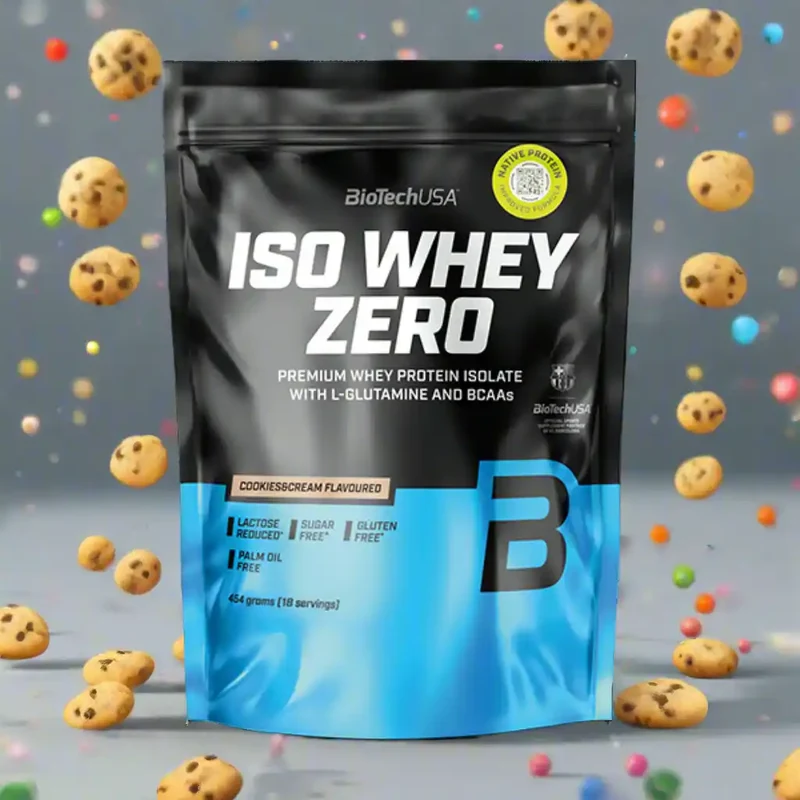 BioTech USA Iso Whey Zero Protein Pulver 454g