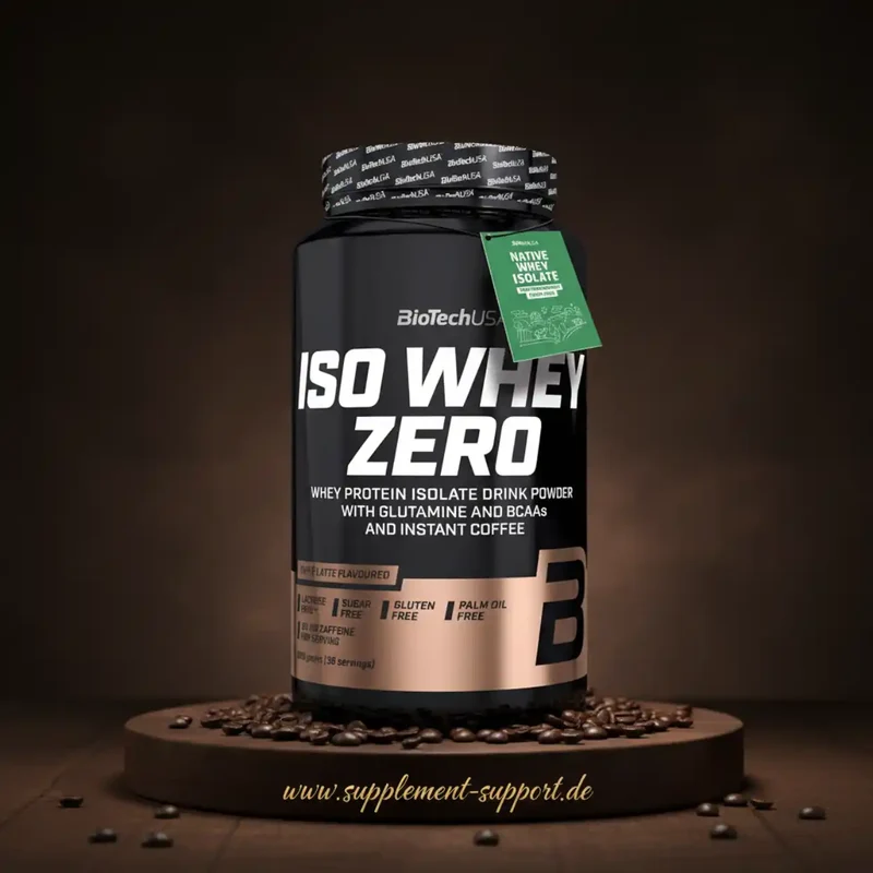 BioTech USA Iso Whey Zero Protein Pulver 908g