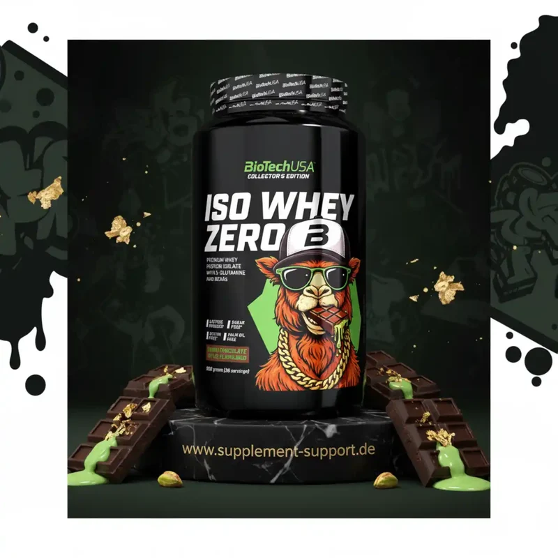 BioTech USA Iso Whey Zero Protein Pulver 908g