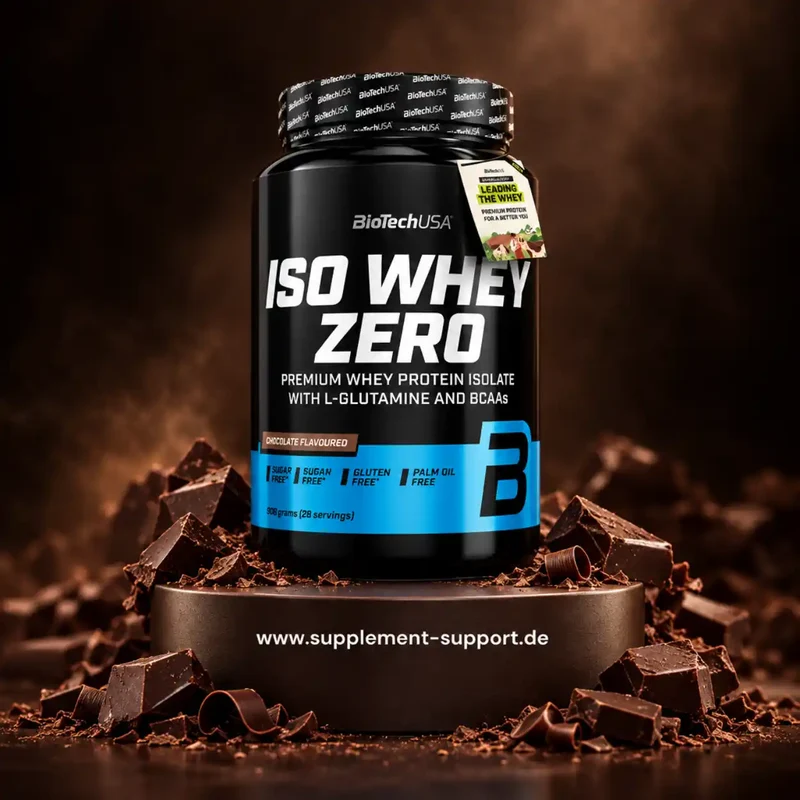 BioTech USA Iso Whey Zero Protein Pulver 908g