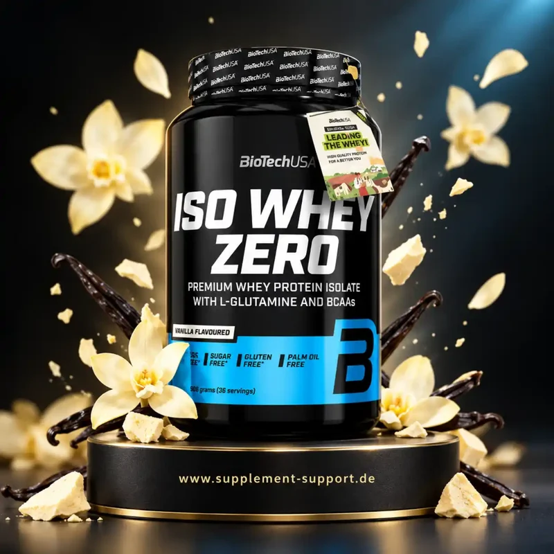 BioTech USA Iso Whey Zero Protein Pulver 908g