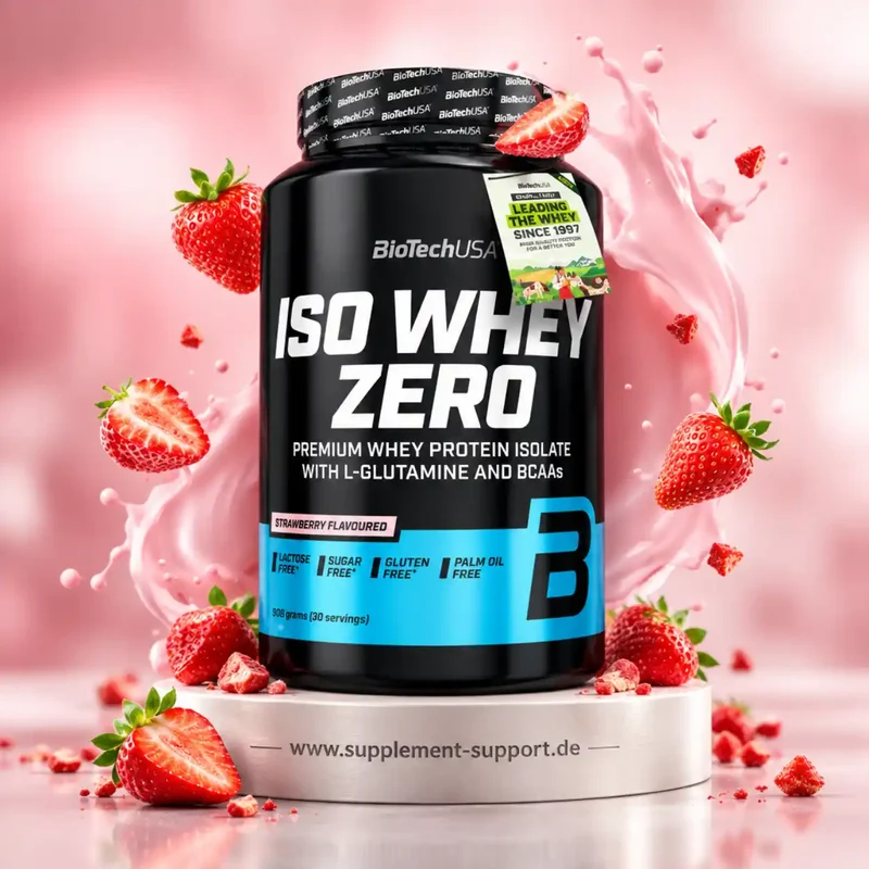 BioTech USA Iso Whey Zero Protein Pulver 908g