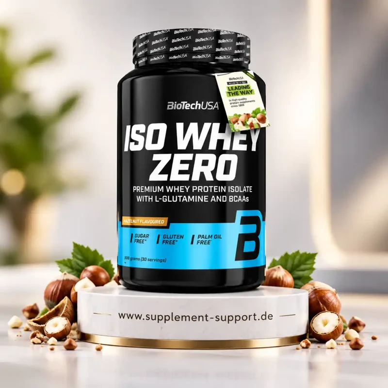 BioTech USA Iso Whey Zero Protein Pulver 908g