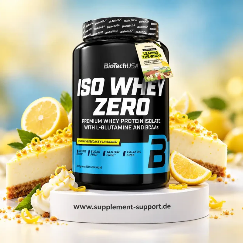 BioTech USA Iso Whey Zero Protein Pulver 908g