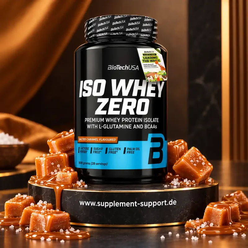 BioTech USA Iso Whey Zero Protein Pulver 908g