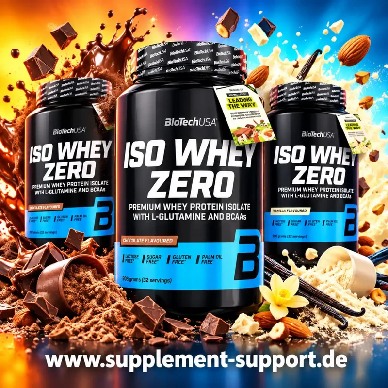 BioTech USA Iso Whey Zero Protein Pulver 908g