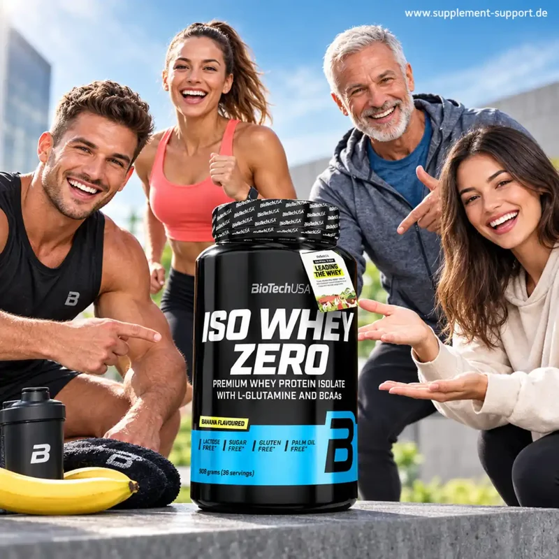 BioTech USA Iso Whey Zero Protein Pulver 908g