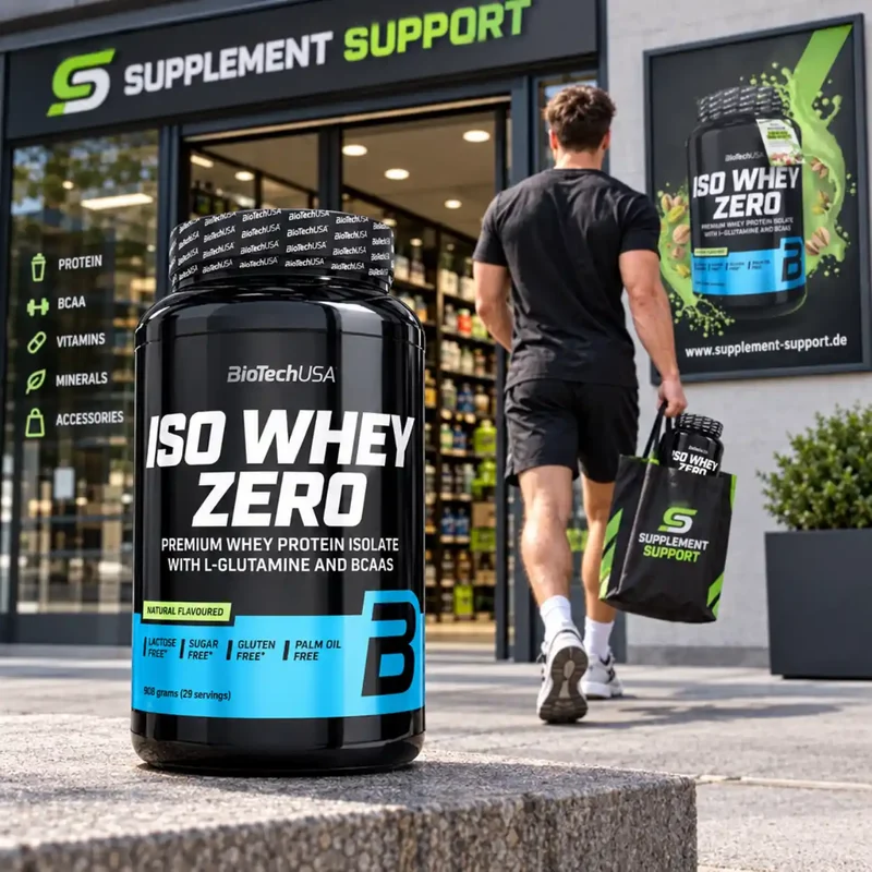 BioTech USA Iso Whey Zero Protein Pulver 908g
