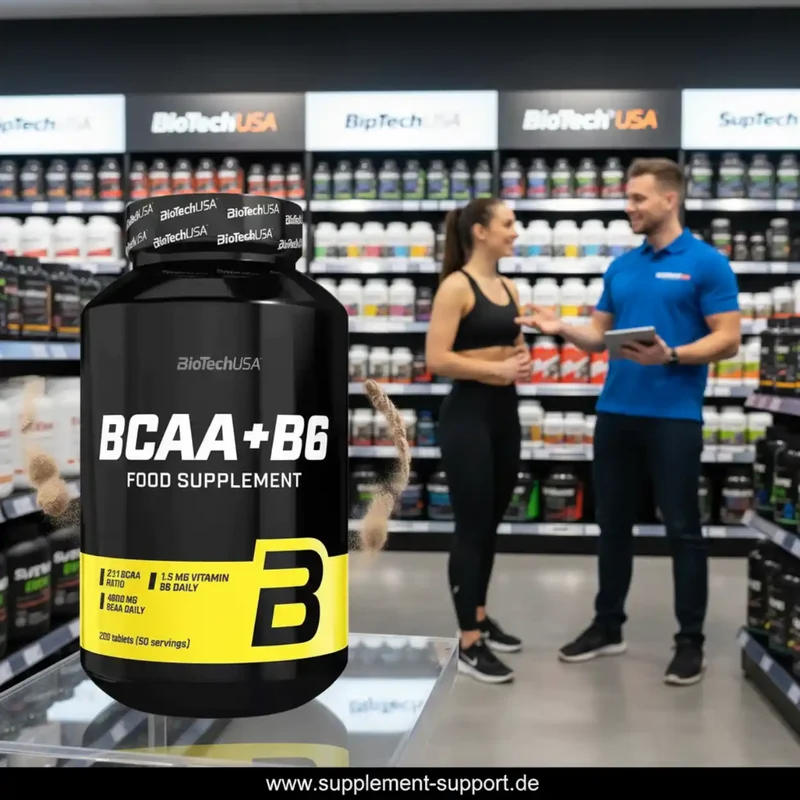 BioTech USA BCAA + B6 Tabletten 200 Stück