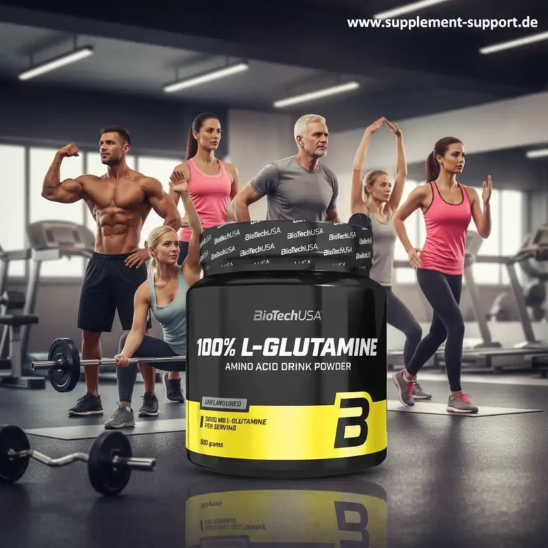 BioTech USA 100% L-Glutamin Pulver 500g