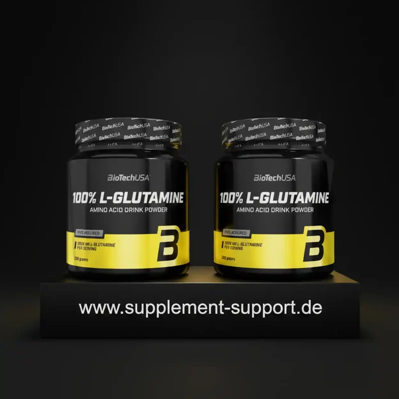 BioTech USA 100% L-Glutamin 2x500g - Aminosäuren