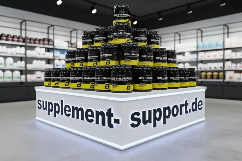 BioTech USA 100% L-Glutamin 2x500g - Aminosäuren
