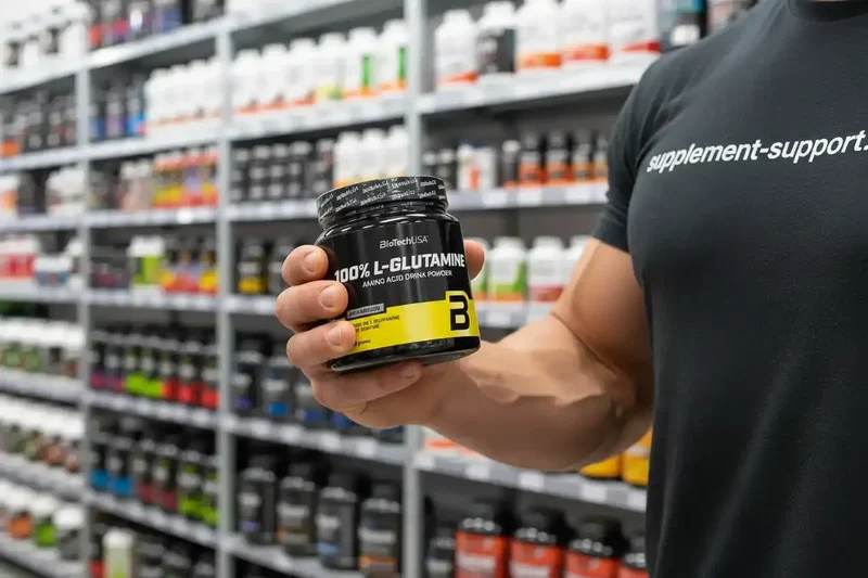 BioTech USA 100% L-Glutamin 2x500g - Aminosäuren