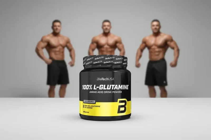 BioTech USA 100% L-Glutamin 2x500g - Aminosäuren
