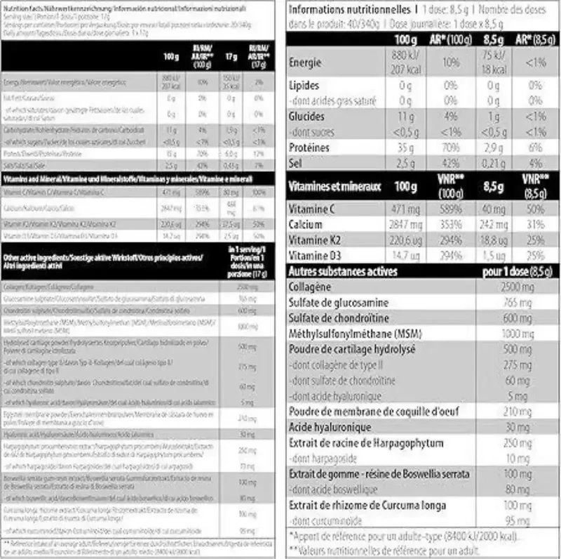 BioTech USA - ARTHRO FORTE Gelenknährstoff 340g