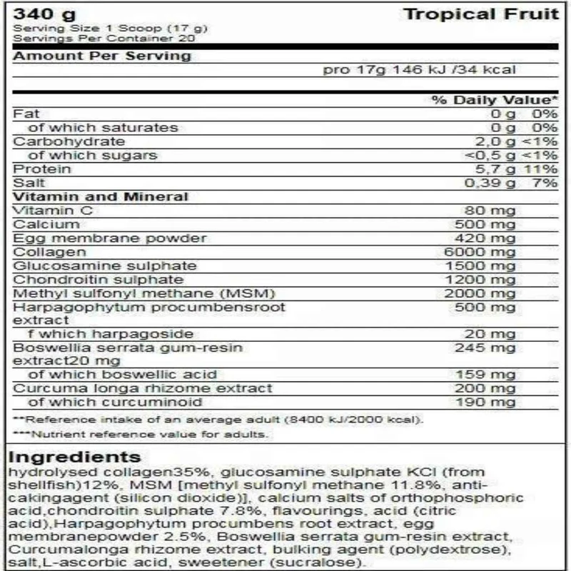 BioTech USA - ARTHRO FORTE Gelenknährstoff 340g