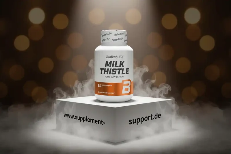 BioTech USA Milk Thistle Leber Support 60 Kapseln