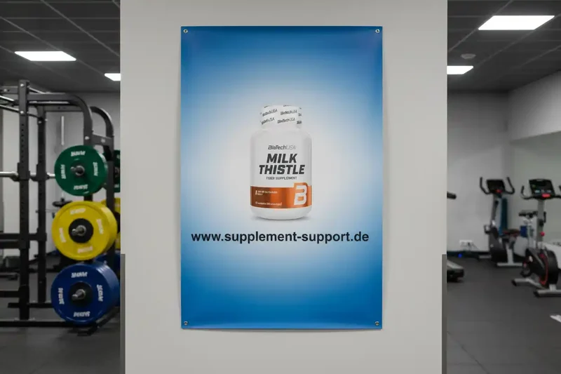 BioTech USA Milk Thistle Leber Support 60 Kapseln