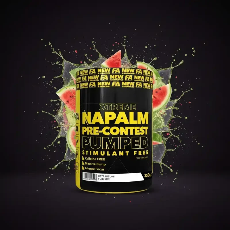 XTREME Napalm Pre Workout Booster PUMPED 350g Stimfree