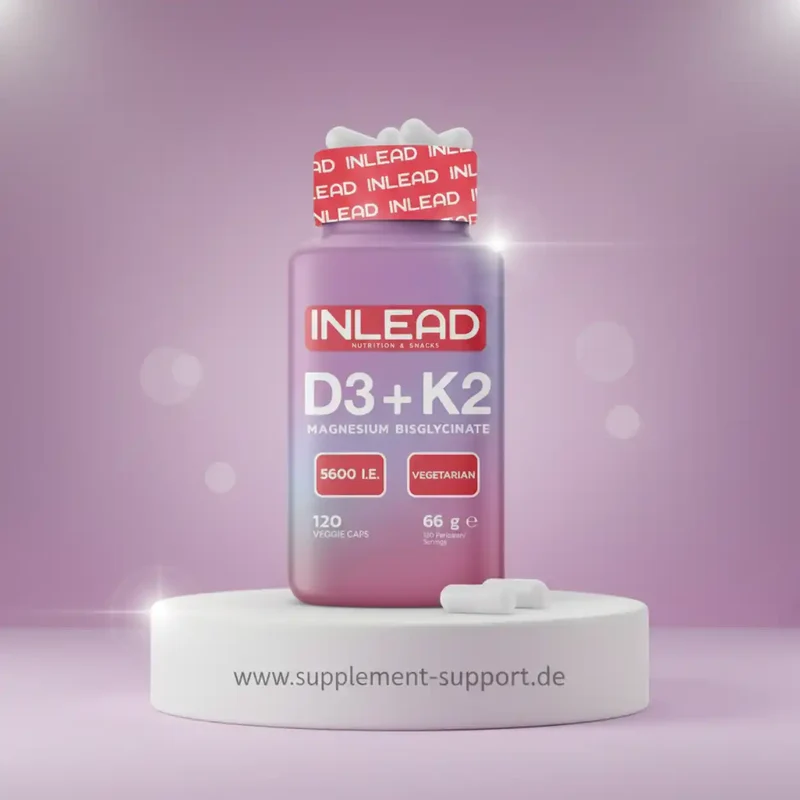Inlead Vitamin D3 + K2 + Magnesium 120 Caps