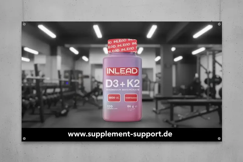 Inlead Vitamin D3 + K2 + Magnesium 120 Caps