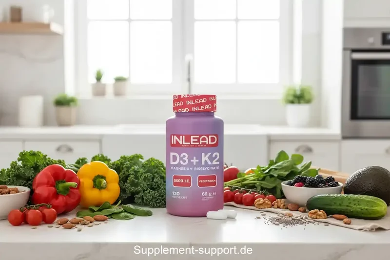 Inlead Vitamin D3 + K2 + Magnesium 120 Caps