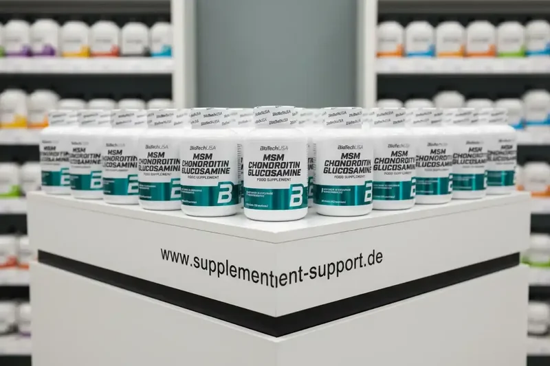 BioTech USA MSM Chondroitin Glucosamine - 60 Tabletten