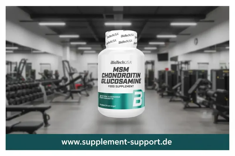 BioTech USA MSM Chondroitin Glucosamine - 60 Tabletten