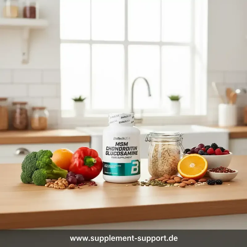 BioTech USA MSM Chondroitin Glucosamine - 60 Tabletten
